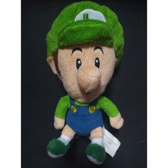 BABY LUIGI Super Mario Little Buddy Authentic Nintendo 6' Plush - Picture 9 of 11